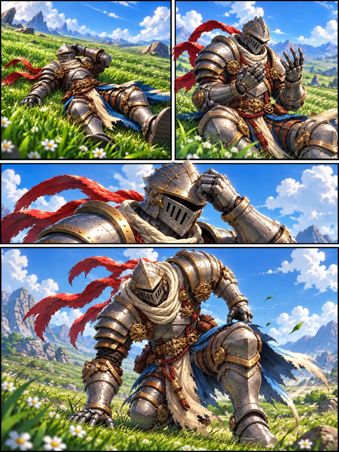 The full page of Awaken, all panels together.